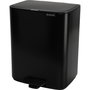 Brabantia Bo Poubelle à Pédale 12 Litres Noir Mat