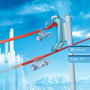 PLAYMOBIL Sky Trails Kick Starter 72060, Set de Construction et de Course de Figurines - Version Espagnole, pour Enfants de 7 Ans et Plus