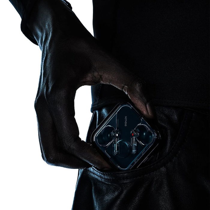 Casques avec Microphone Nothing A10600061 Noir Transparent