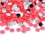 Innspiro Gemmes décoratives acryliques cercle rose fluor 10mm 2000u. approx. (Nouveau) manuelle