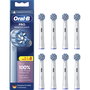 Oral-B Têtes de brosse à dents Pro Sensitive Clean, Lot de 8, Blanc