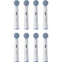 Oral-B Têtes de brosse à dents Pro Sensitive Clean, Lot de 8, Blanc