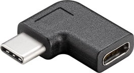 MicroConnect Adaptateur USB-C coudé 10Gbps 4K60Hz 100W