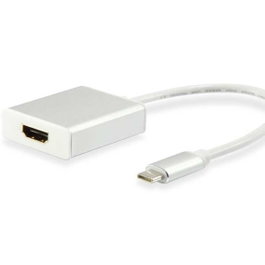 Equip Adaptateur USB C Mâle vers HDMI Femelle 0,15 m 4K Blanc