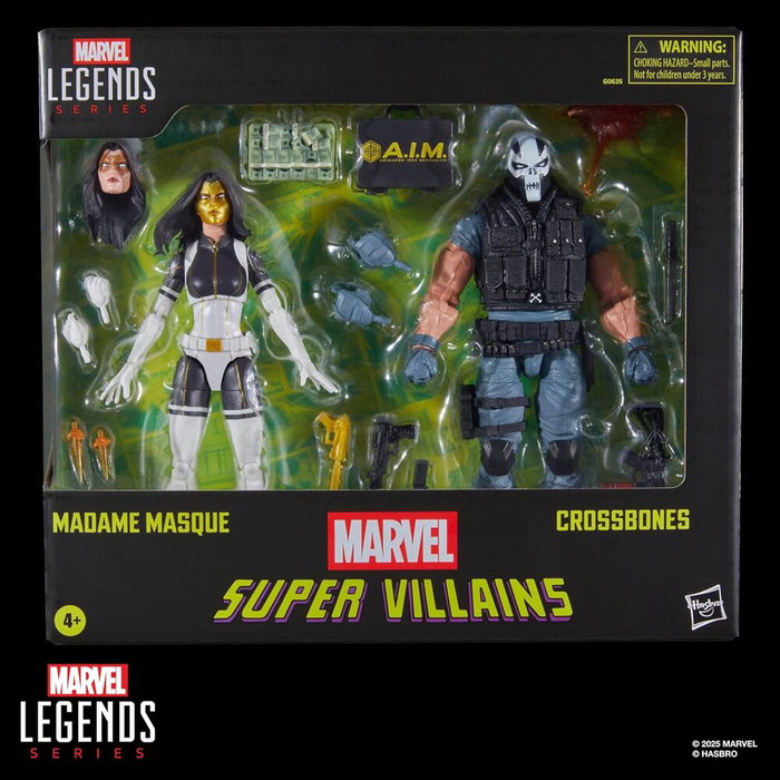 HASBRO Marvel Legends Blister 2 figures Madame Masque & Crossbones Super Villains 15cm HASBRO Marvel Legends Blister 2 figures Madame Masque & Crossbones Super Villains 15cm