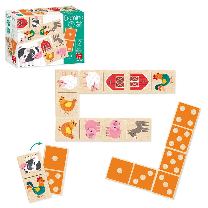 Goula Domino Granja 28 pièces en bois