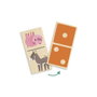 Diset - Domino de la Ferme en Bois pour Enfants - Jeu d'Associations avec 28 Pièces Reversibles - À partir de 2 Ans