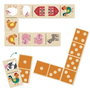 Diset - Domino de la Ferme en Bois pour Enfants - Jeu d'Associations avec 28 Pièces Reversibles - À partir de 2 Ans