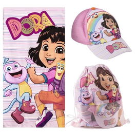 Serviette de plage Dora The Explorer Rose 70 x 140 cm