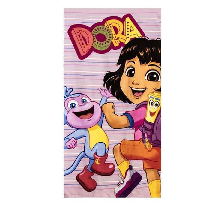 Serviette de plage Dora The Explorer Rose 70 x 140 cm