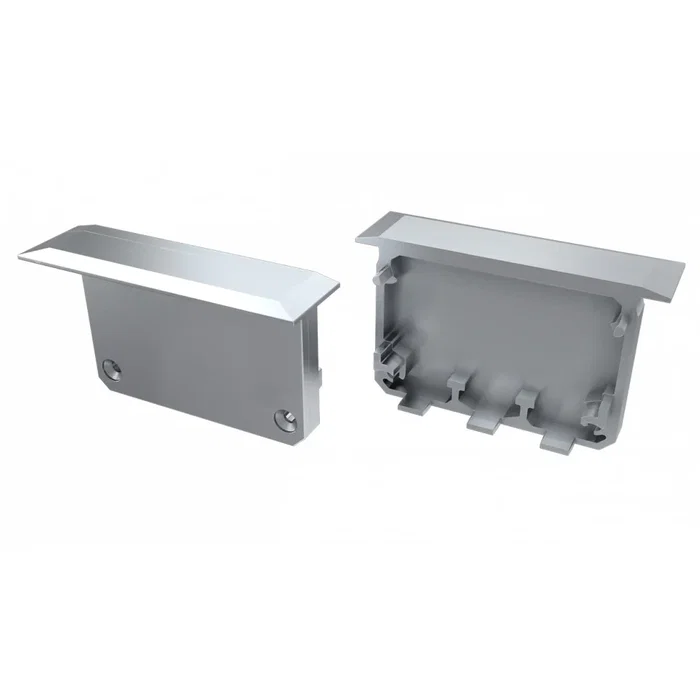 Tapón Final Perfíl Tipo INSO - Aluminio - Blanco