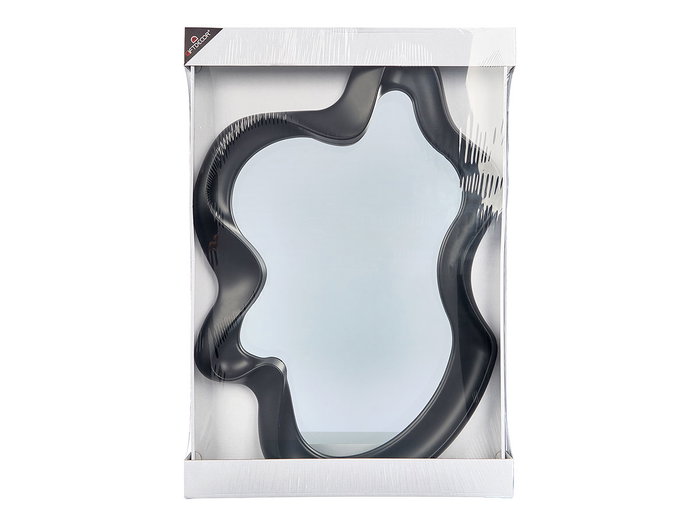 Giftdecor Miroir en Plastique Noir Forme libre 80 x 56 cm (Set de 4) Giftdecor Miroir en Plastique Noir Forme libre 80 x 56 cm (Set de 4)
