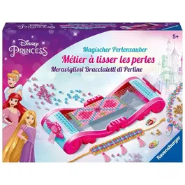 Ravensburger - 00023540 - Métier à tisser de bijoux Disney Princesses - Création de colliers et bracelets - Jeu créatif à partir de 5 ans