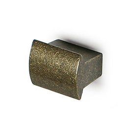 HERRAJES ALK Bouton rectangulaire Thais Zak 19x16 mm Oro viejo