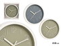 Giftdecor Horloge Ronde 20 cm Simple Couleurs Variées Plastique et Verre Pile AA Non Incluse (Set de 12)