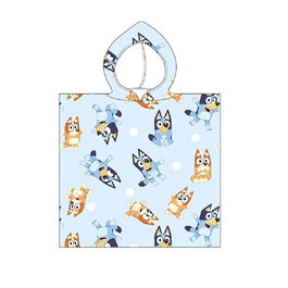 Cerdá Poncho de Bain et Plage Microfibre 50x115 cm Bleu Clair - Age Recommandé 3 Ans