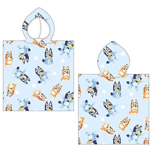 Cerdá Poncho de Bain et Plage Microfibre 50x115 cm Bleu Clair - Age Recommandé 3 Ans