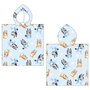 Cerdá Poncho de Bain et Plage Microfibre 50x115 cm Bleu Clair - Age Recommandé 3 Ans