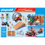 Playmobil Stunt Show 71808 - Duo de cascadeurs avec quad et moto