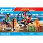 Playmobil 71808 Duo de cascadeurs avec quad et moto - City Action - Promo pack de 44 pièces - À partir de 4 ans