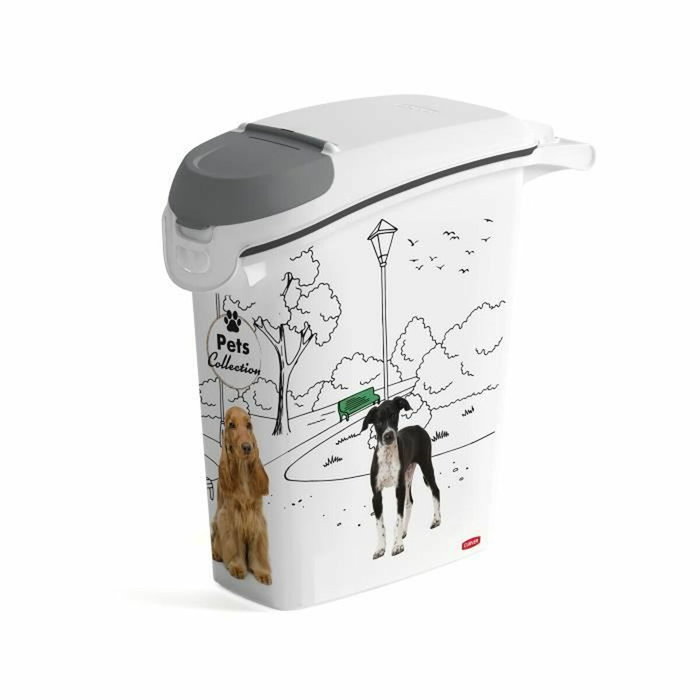 Curver Boîte de conservation pour aliments PetLife 10 kg Blanc Curver Boîte de conservation pour aliments PetLife 10 kg Blanc