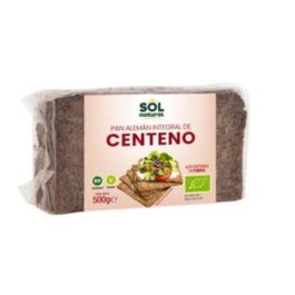 SOLNATURAL Pain allemand au seigle intégral bio 500g