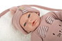 Muñecas Arias Poupée Elegance Andie avec couverture (poupée lestée) 40 cm corps souple