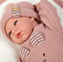 Muñecas Arias Poupée Elegance Andie avec couverture (poupée lestée) 40 cm corps souple