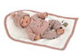 Muñecas Arias Poupée Elegance Andie avec couverture (poupée lestée) 40 cm corps souple