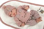 Muñecas Arias Poupée Elegance Andie avec couverture (poupée lestée) 40 cm corps souple