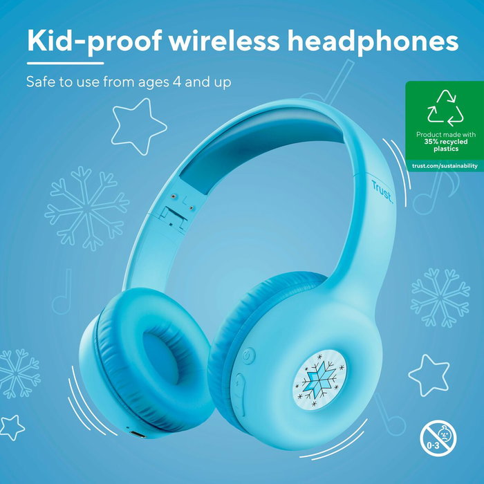 Trust Oreillette Bluetooth 25275 Bleu