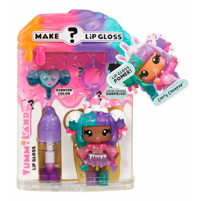 Yummiland Poupée Lip Gloss Doll Color Change Combo Carly Cakepop Yummiland Poupée Lip Gloss Doll Color Change Combo Carly Cakepop