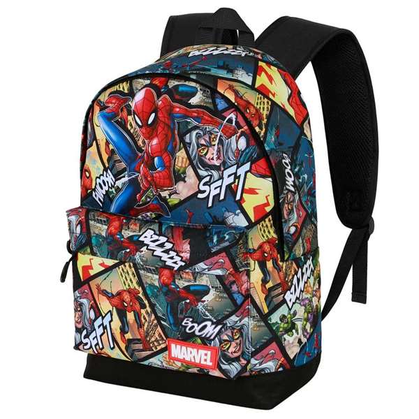 Karactermania Mochila Spiderman HS FAN - Sac à dos pour enfants - 31 x 18 x 44 cm - Un compartiment - Corregas réglables - Ripstop résistant Karactermania Mochila Spiderman HS FAN - Sac à dos pour enfants - 31 x 18 x 44 cm - Un compartiment - Corregas réglables - Ripstop résistant