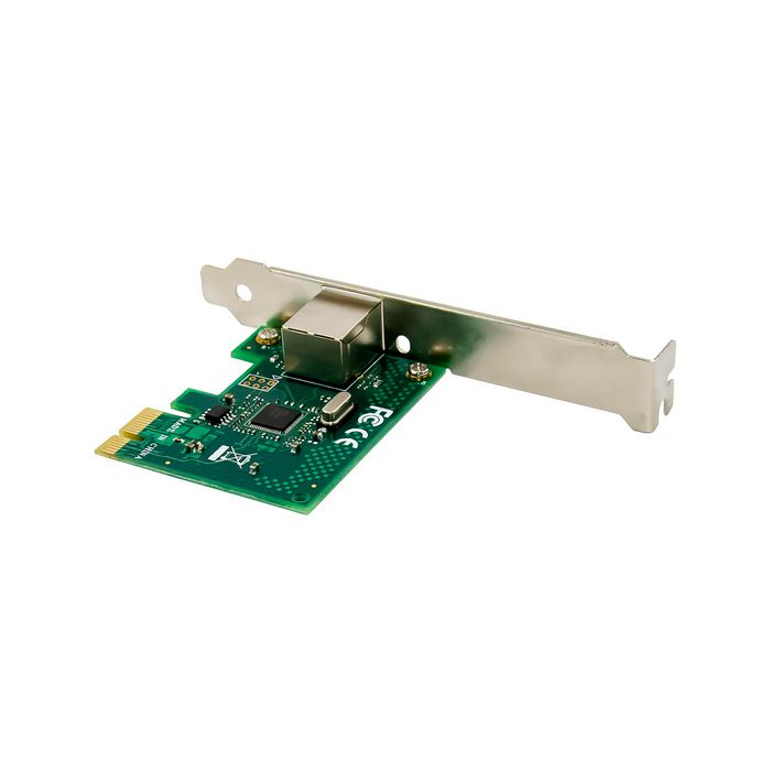 MicroConnect Carte réseau PCIe Intel i210 Gigabit - Contrôleur Intel WGI210AT - 1 port RJ45 - Compatible Windows, Linux, VMware