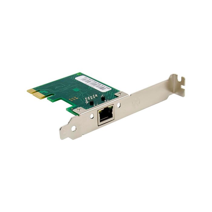 MicroConnect Carte réseau PCIe Intel i210 Gigabit - Contrôleur Intel WGI210AT - 1 port RJ45 - Compatible Windows, Linux, VMware
