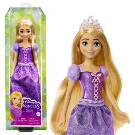 Disney Princess HLW03 Poupée Raiponce 29 cm Mattel avec vêtements et accessoires scintillants - Poupée articulée inspirée du film