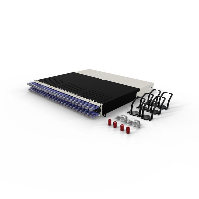 PATCHBOX patchbox.one / Rack de brassage réseau 8RU avec câbles UTP Cat.6a retractables, couleur violette - Gestion de câbles pour baie PATCHBOX patchbox.one / Rack de brassage réseau 8RU avec câbles UTP Cat.6a retractables, couleur violette - Gestion de câbles pour baie