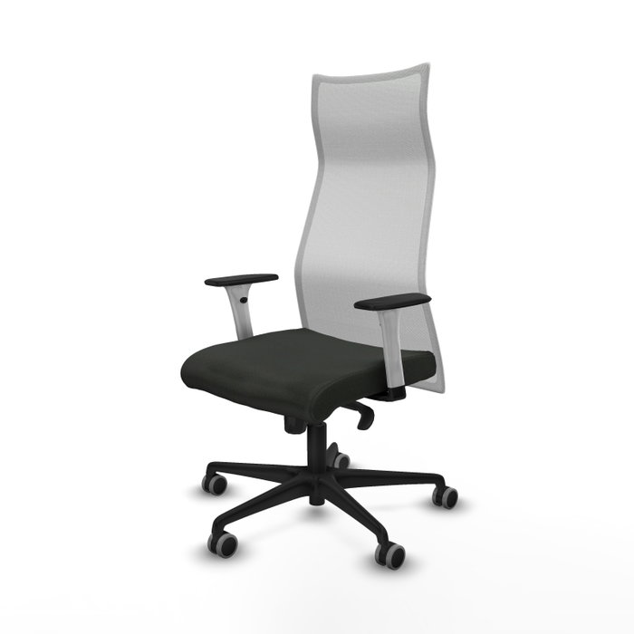 Piqueras y Crespo Chaise de Bureau Albacete Noir et Blanc