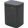 Brabantia BO Poubelle 4 Litres Mineral Infinite Grey