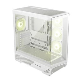 MSI MAG PANO 130R PZ Boîtier ATX Gaming Blanc, Panneau Panoramique, ARGB, USB-C 20Gbps, Modèle 306-7G32W21-HH9