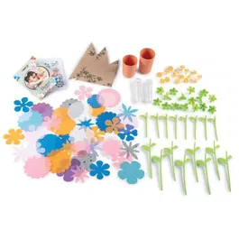 Smoby - Marchande Marché aux Fleurs - Jeu d'imitation et Fabrique Florale pour Enfants dès 3 Ans - Machine à Fleurs et Plus de 100 Accessoires