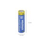 WOLFPACK LINEA PROFESIONAL Piles Alcalines AAA LR-6, Pack de 4 pièces