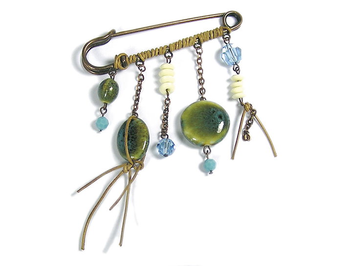 Innspiro Lot de 2 aiguilles broches métalliques dorées 50,0x10,7mm avec 3 anneaux Innspiro Lot de 2 aiguilles broches métalliques dorées 50,0x10,7mm avec 3 anneaux