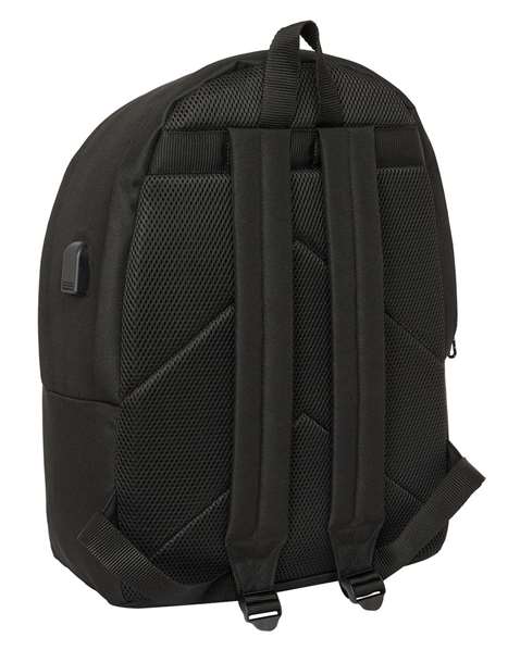 Safta Kings League Ultimate Móstoles Sac à dos double pour ordinateur portable 15.6" avec port USB, 31x44x18 cm