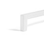 HERRAJES ALK EVAN Tirador en Zamak, Distance Entre Centres 320 mm, Finition Blanc Mat, pour Meubles de Cuisine et Salle de Bain