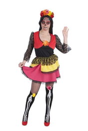 Creaciones Llopis Déguisement Adulte Catrina