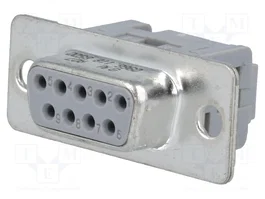 HARTING Connecteur D-Sub femelle 9 broches IDC droit