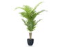 Ibergarden Plante Areca Artificielle 90 cm Vert Plastique avec Pot (Set de 4)