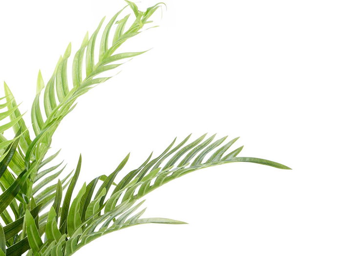 Ibergarden Plante Areca Artificielle 90 cm Vert Plastique avec Pot (Set de 4)