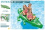 Intex Crocodile à chevaucher Bleu et vert